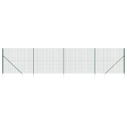 Cerca De Alambre Con Pinchos De Anclaje Verde 1,6x10 M / Vetonek_0
