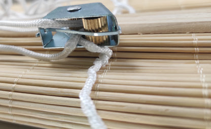 Estor Enrollable| Compuesto 100% Caña De Bambú Reforzado| Cortina Para Ventana O Puerta| Persiana Madera