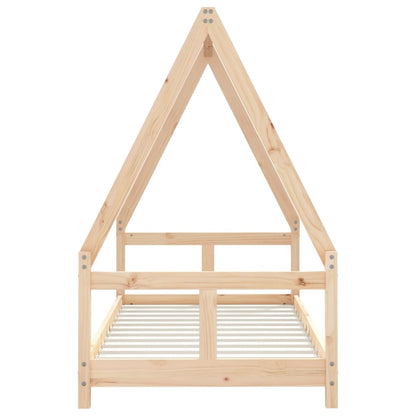 Vidaxl Estructura De Cama Para Niños Madera Maciza De Pino 80x160 Cm_3