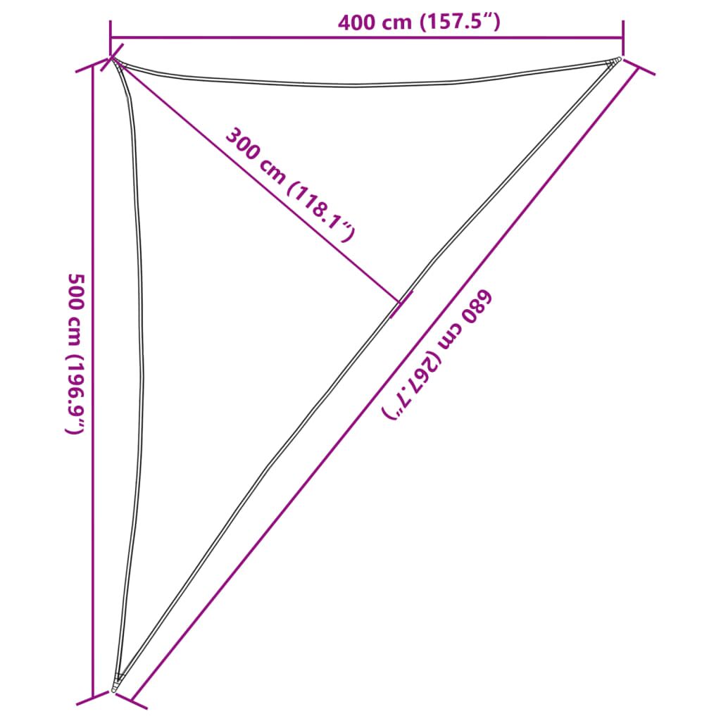 Vidaxl Toldo De Vela Hdpe Verde Claro 160 G/m² 4x5x6,8 M_2
