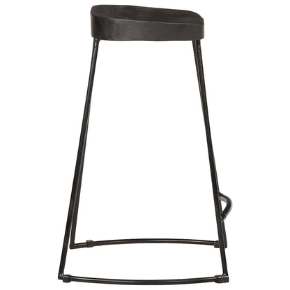 Taburetes De Barra 45x40x62 Cm Madera Maciza De Mango_1