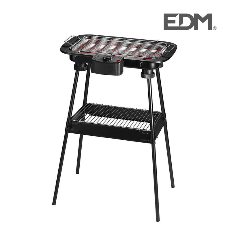 Barbacoa Electrica De Pie 2000w 47,5x30x70,5cm Edm_0