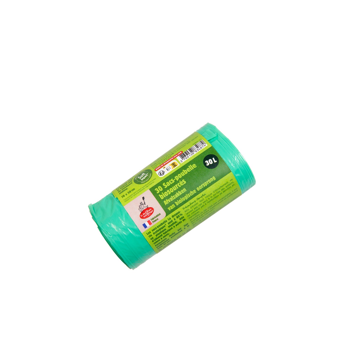 Bolsas de basura ecoplástico 30L La Droguerie Écologique 30 Uds