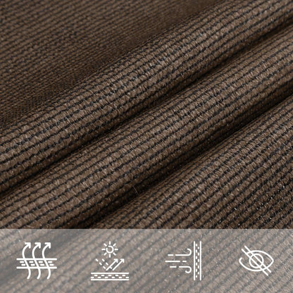 Vidaxl Toldo De Vela Hdpe Marrón 160 G/m² 3/4x2 M_4
