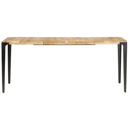 Mesa De Comedor De Madera Maciza De Mango 180x90x76 Cm_0