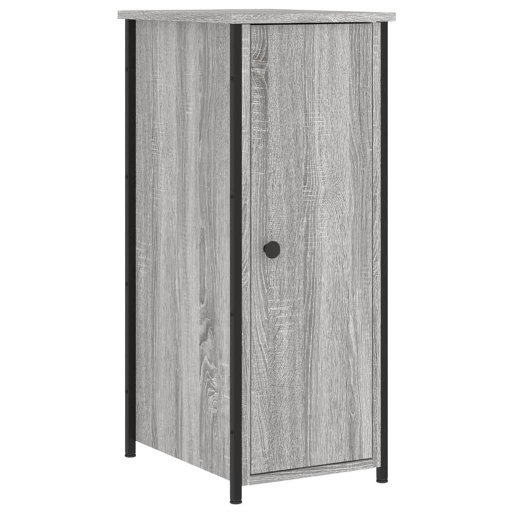 Mesitas Noche 2 Uds Madera Ingeniería Gris Sonoma 32x42x80 Cm_3
