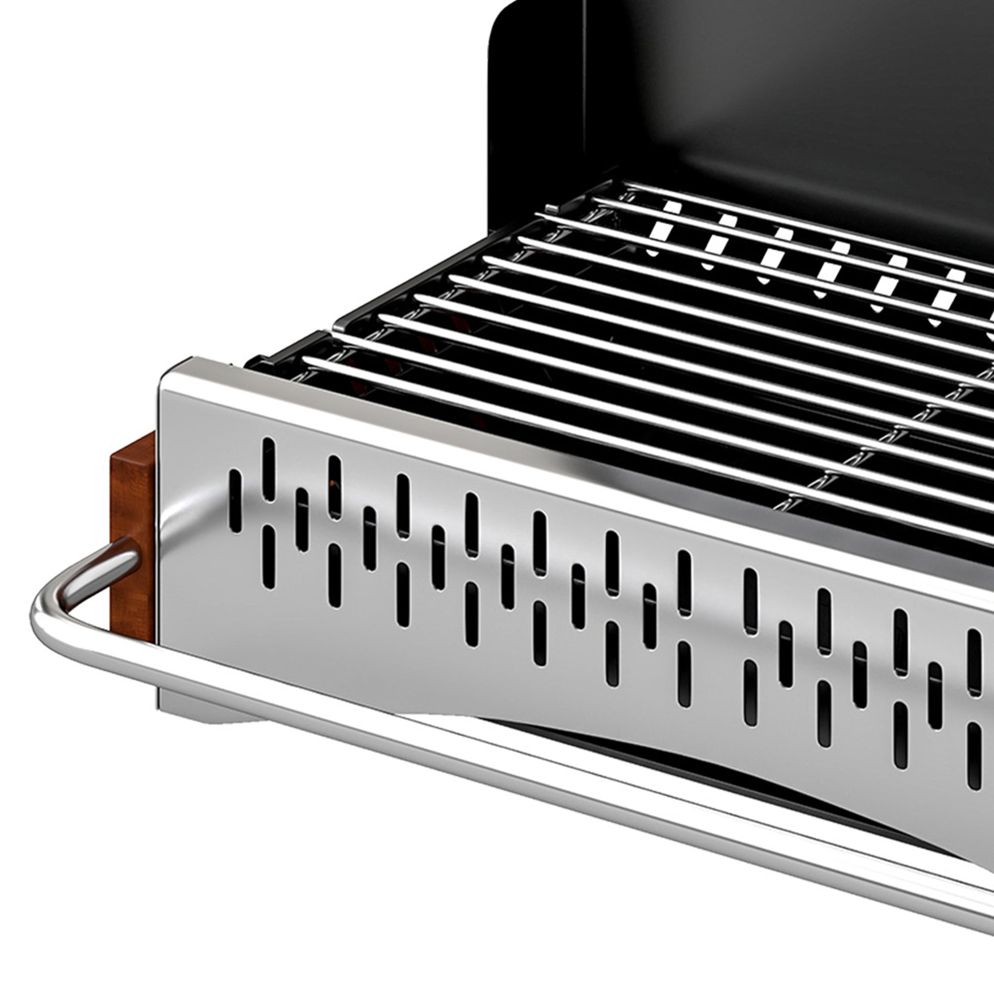 Outsunny Barbacoa De Carbón Plegable 50,5x34x33 Cm Con Bandeja Extraíble_4