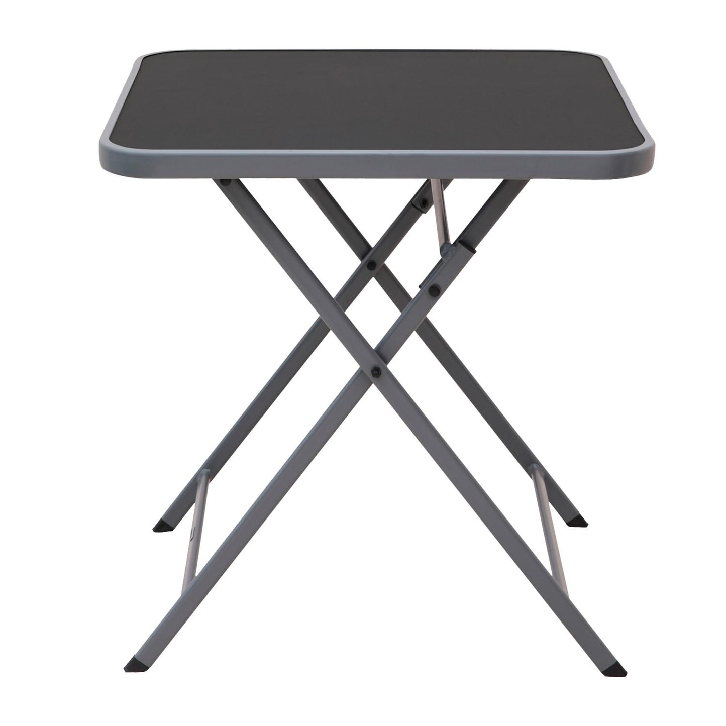 Mesa Plegable Cuadrada Emili Gris Oscuro 60x60x72cm 7house_0