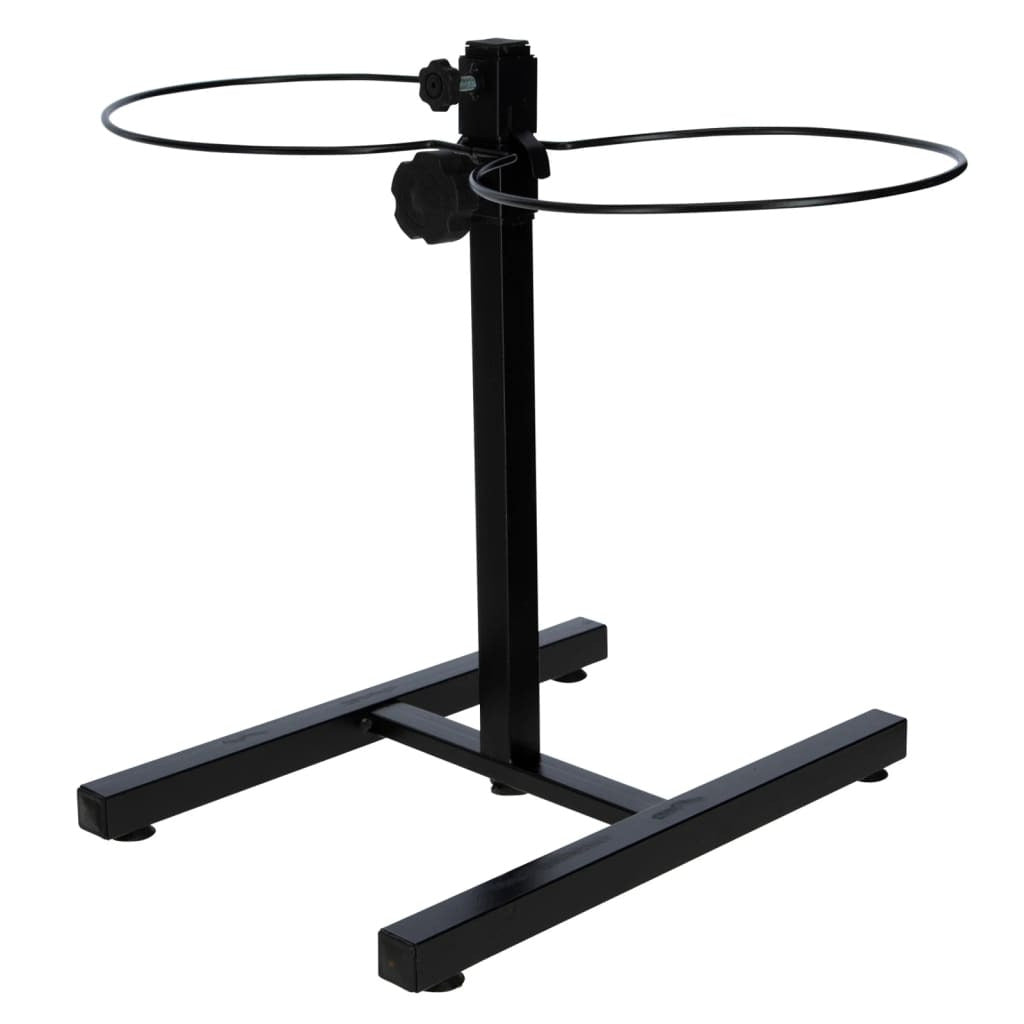 Kerbl Comedero Con Soporte Negro 2x2,8 L 43 Cm_2
