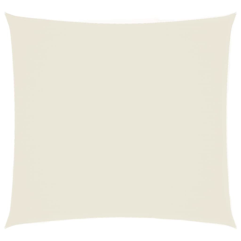Vidaxl Toldo De Vela Cuadrado Tela Oxford Color Crema 2,5x2,5 M_0