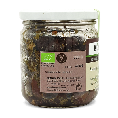 Aceitunas Negras Kalamata Confitadas Picantes Ecológicas 200gr_1