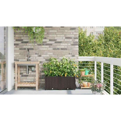 Vidaxl Jardineras Marrón 80 X 40 X 37.5 Cm Acero_3