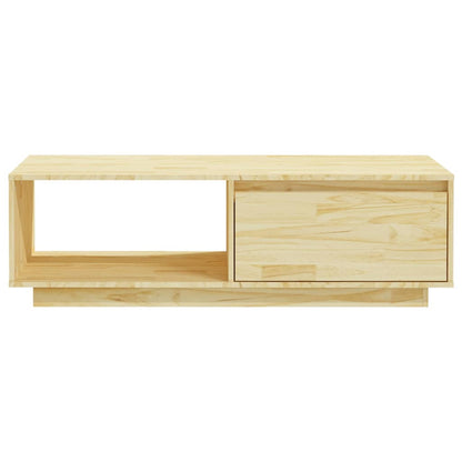 Mesa De Centro De Madera Maciza De Pino 110x50x33,5 Cm_3