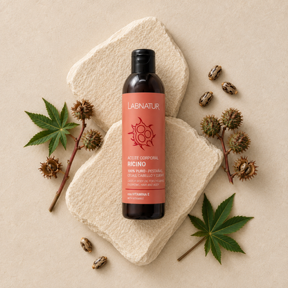 Aceite Corporal de Ricino Labnatur 200 ml | Nutre y Fortalece | Piel, Cabello, Pestañas, Cejas y Uñas | Vegano_2