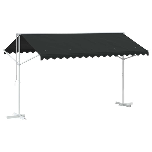 Toldo Independiente 4 X 3 M Poliéster Gris Antracita_0