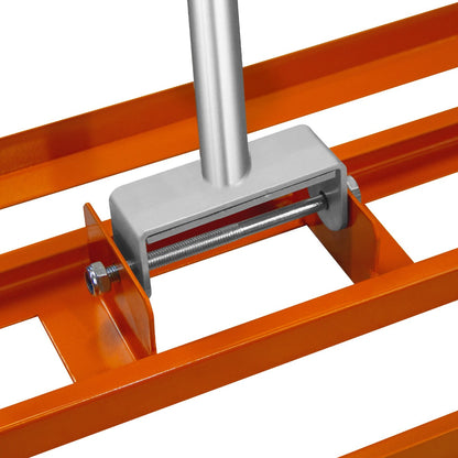 T-mech Rastrillo De Nivelación De Césped De Jardín De 50cm - Naranja_1