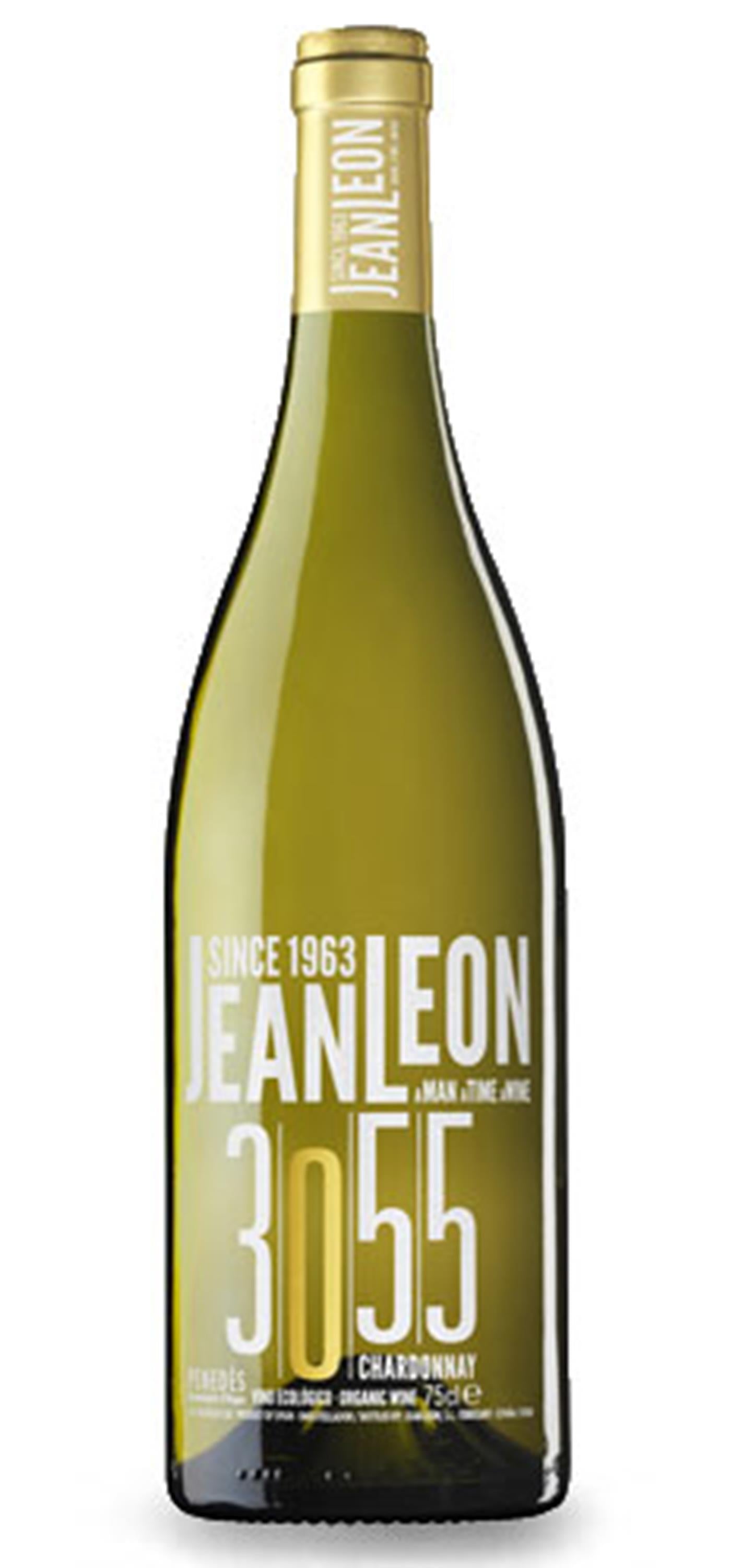 Vino blanco 3055 chardonnay Jean Leon 75 cl_0