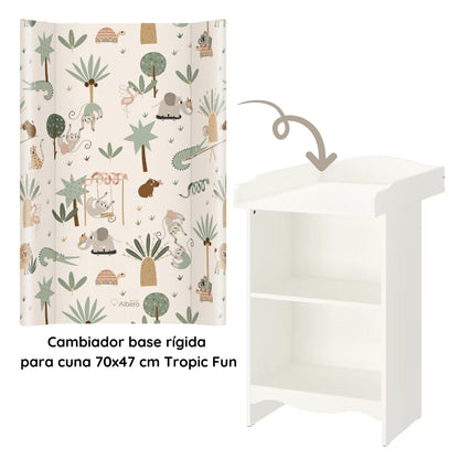 Cotton Color Cambiador Base Rígida 2 En 1 Para Cuna Y Cómoda Albero Mio_1
