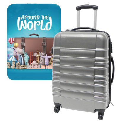Set De Maleta 64x45x28cm Con Funda Protectora'around The World'_0