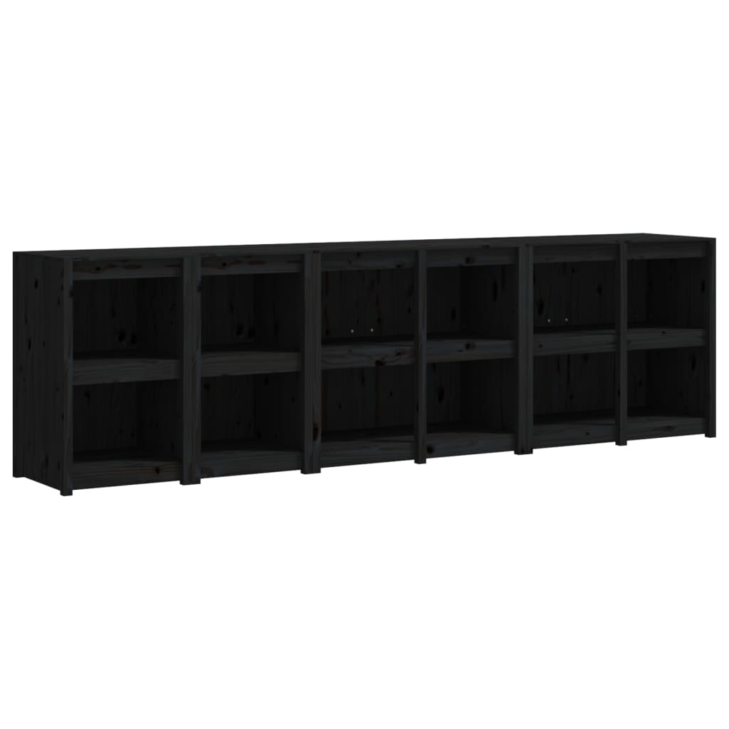 Muebles De Cocina De Exterior 4 Pzas Madera Maciza Pino Negro_1