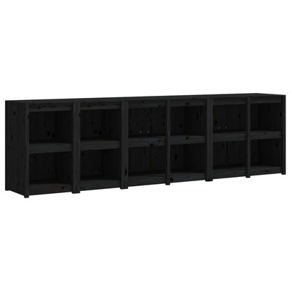 Muebles De Cocina De Exterior 4 Pzas Madera Maciza Pino Negro_1
