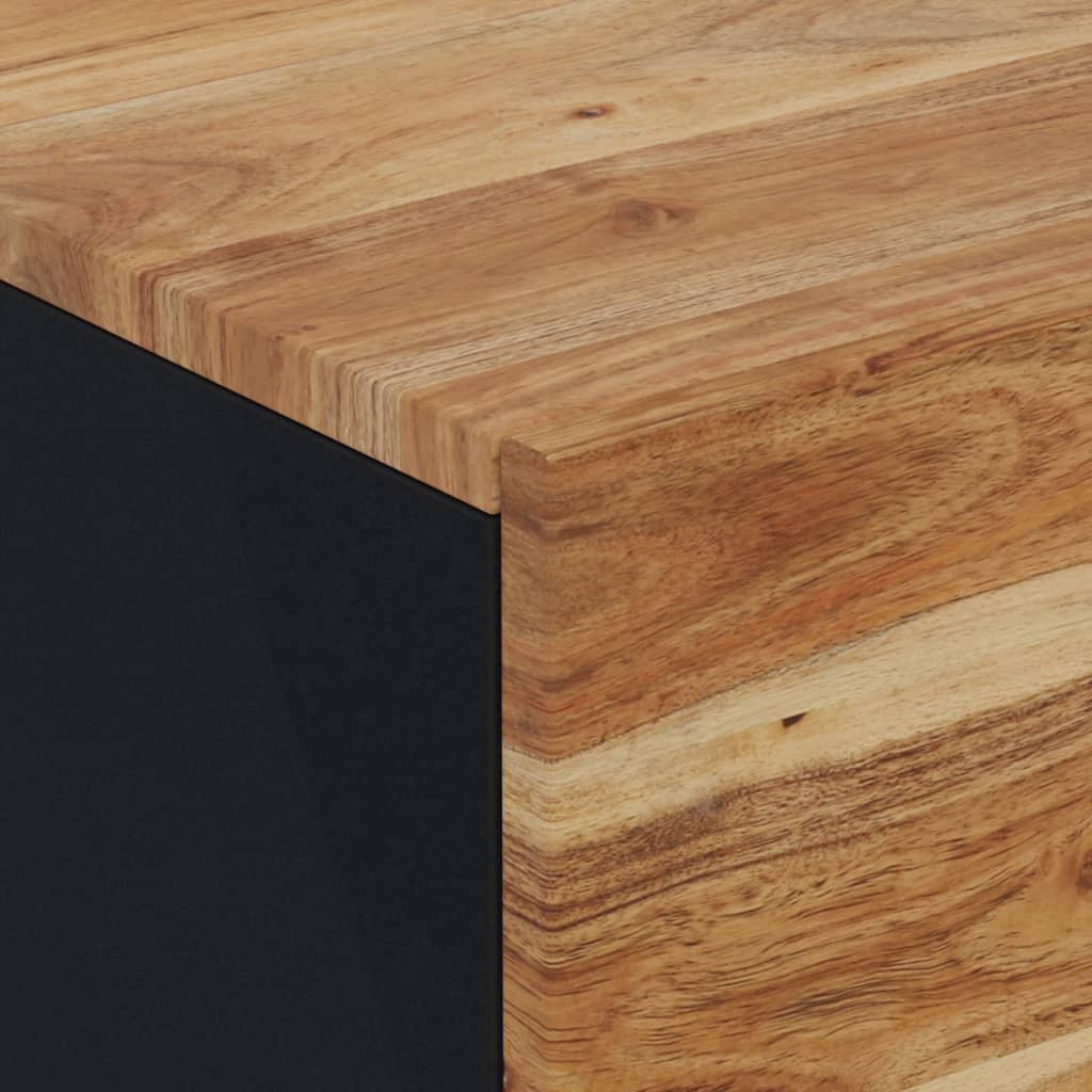 Mesitas De Noche 2 Uds Madera Maciza De Acacia 40x33x46 Cm_3