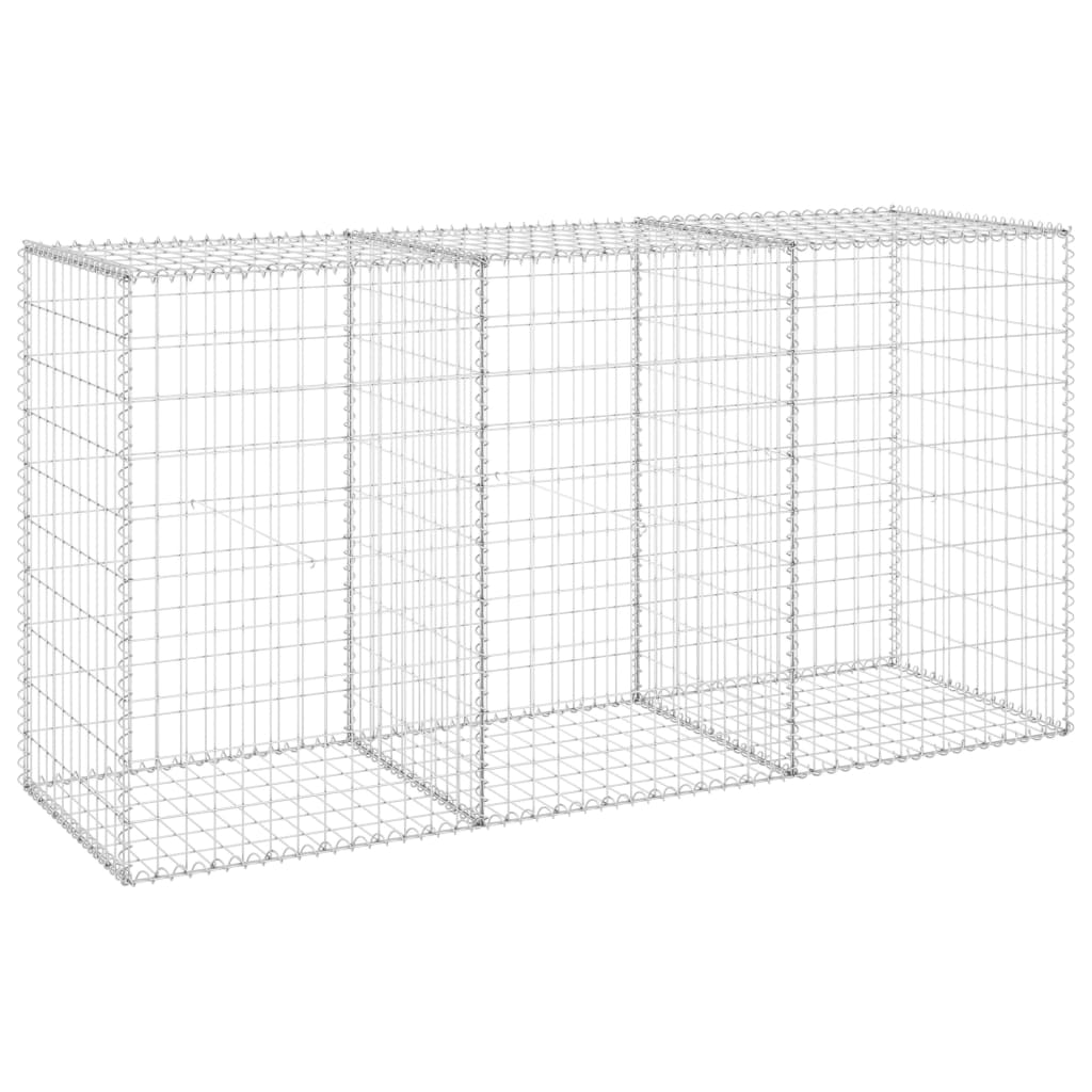 Muro De Gaviones Con Cubiertas Acero Galvanizado 200x60x100 Cm / Vetonek_3