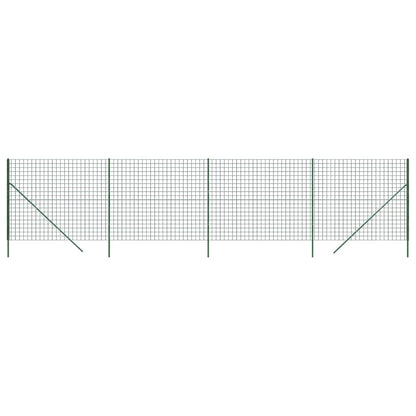 Cerca De Alambre De Acero Galvanizado Verde 2,2x10 M / Vetonek_4