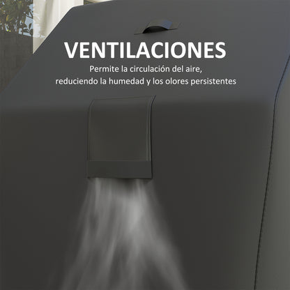 Outsunny Funda Para Barbacoa Exterior Impermeable Con Cierres De Velcro_5