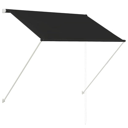 Toldo Retráctil Gris Antracita 100x150 Cm_0