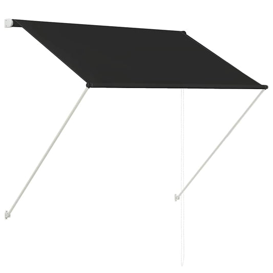 Toldo Retráctil Gris Antracita 100x150 Cm_0
