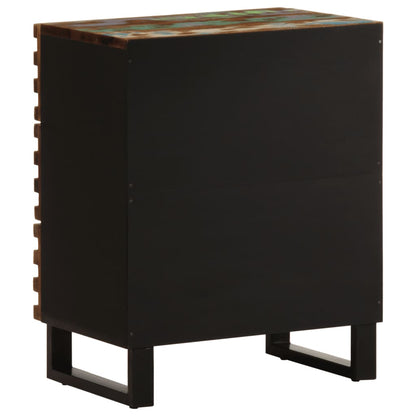 Mesita De Noche Madera Maciza De Acacia 50x34x62 Cm_3