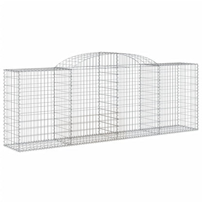 Cestas De Gaviones 11 Uds Forma De Arco Hierro 300x50x100/120cm_2