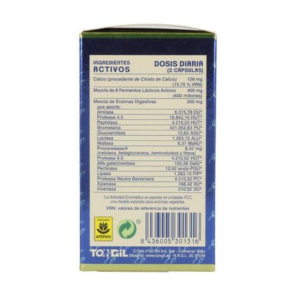 Estado Puro Maxi Enzimas Con Probioticos Tongil 40 Vcaps