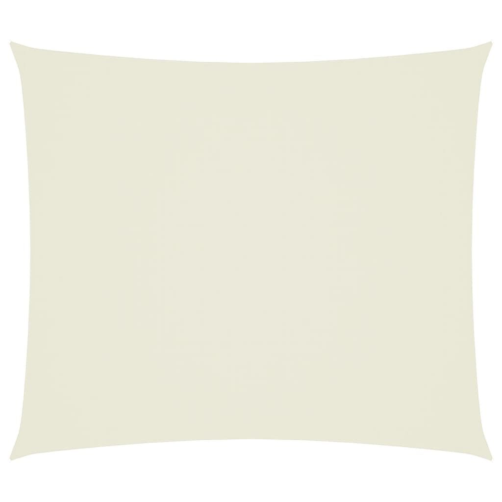 Vidaxl Toldo De Vela Rectangular Tela Oxford Color Crema 2,5x3 M_0