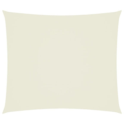 Vidaxl Toldo De Vela Rectangular Tela Oxford Color Crema 2,5x3 M_0