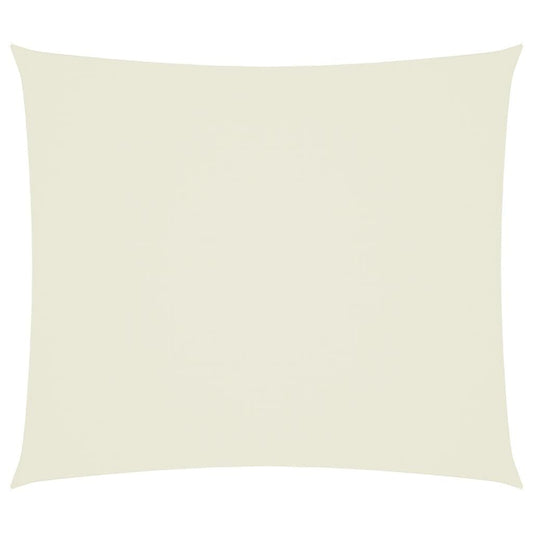 Vidaxl Toldo De Vela Rectangular Tela Oxford Color Crema 2,5x3 M_0