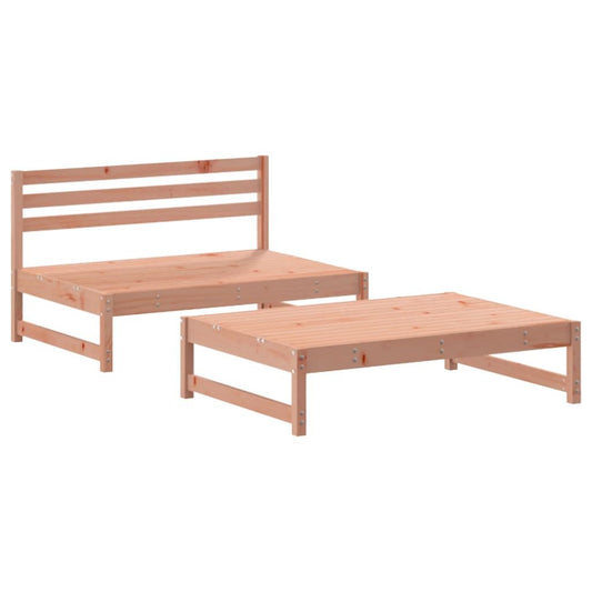 Vidaxl Juego De Muebles De Jardín 2 Pzas Madera Maciza Abeto Douglas_0