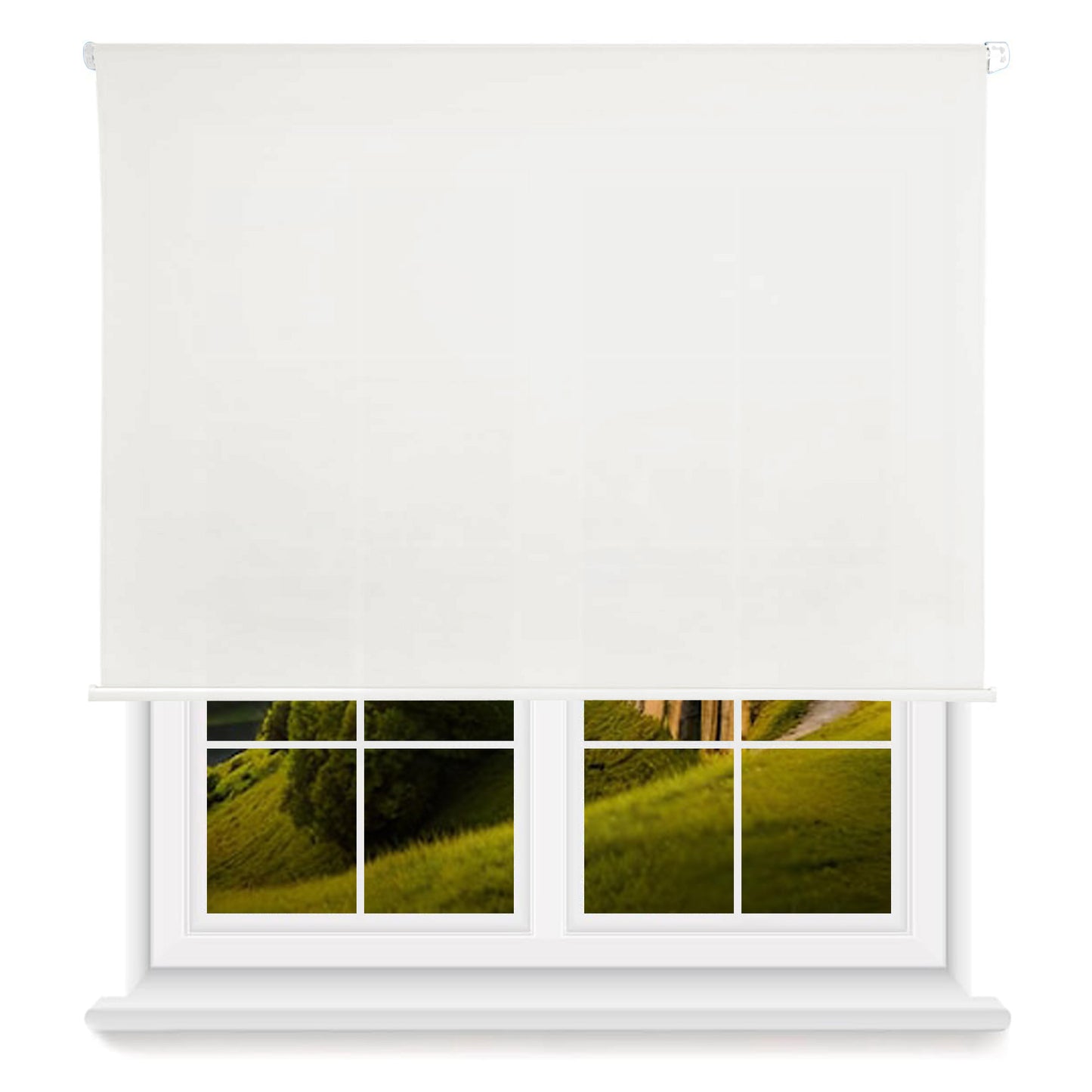 Estor Blanco 100x250cm Translúcido Enrollable Wellhome_0
