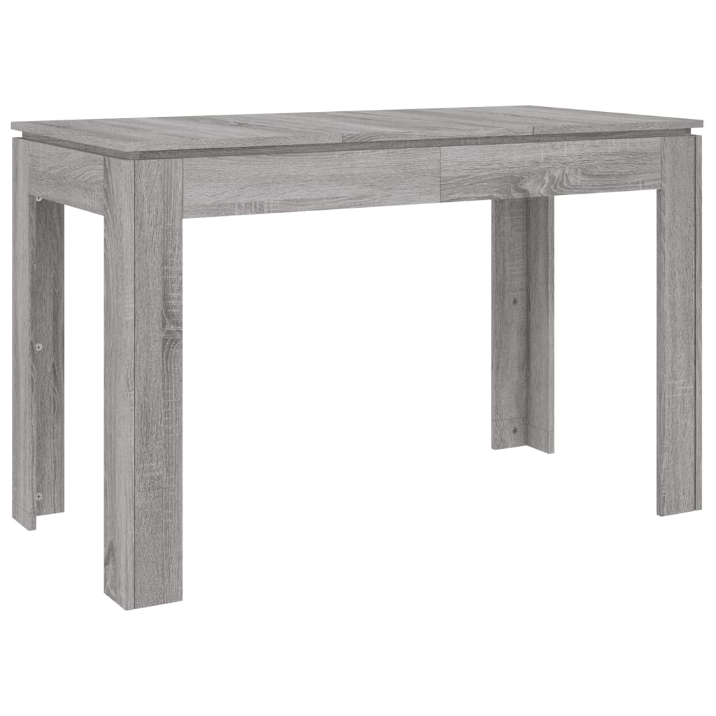 Mesa De Comedor Madera De Ingeniería Sonoma Gris 120x60x76 Cm_4