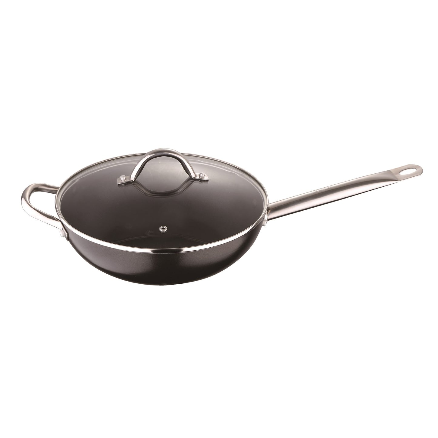 Wok 28x8.0cm Aluminio Prensado Inducción C/t Profesional Chef_0