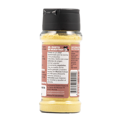 Sazonador Vegetal Sabor A Queso Parmesano 55g | Sin Gluten, Sin Alérgenos | Gimme Sabor