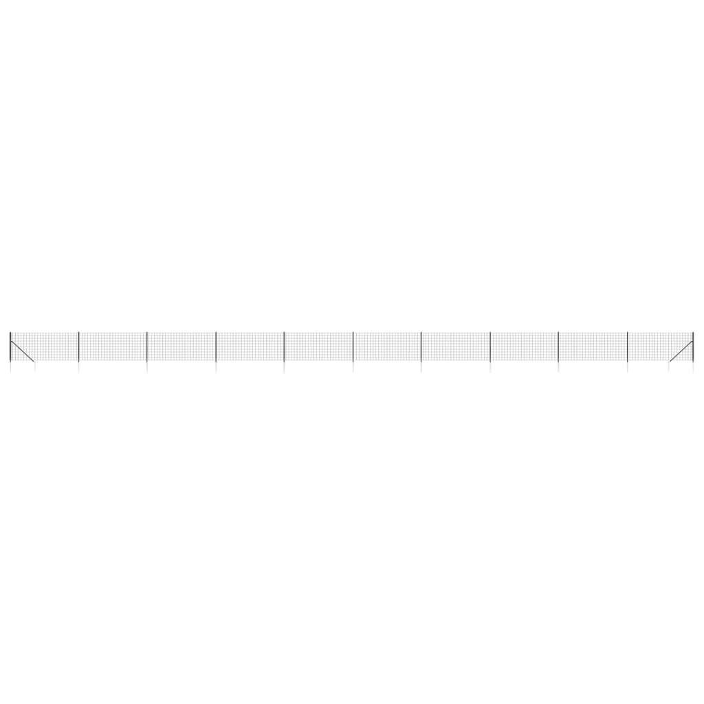 Cerca De Alambre Con Pinchos De Anclaje Gris Antracita 1,1x25 M / Vetonek_1