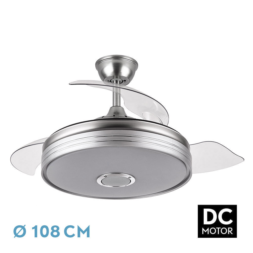 Ventilador Dc Matanuska 72w 6120lm Niq Bluethooth 32/47x55/108d.3 Aspas Desp.6 Vel.3 Color._0