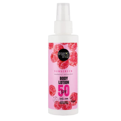 Pack Ahorro Crema Facial & Loción Corporal SPF50 Organic Shop 100 + 100 ml