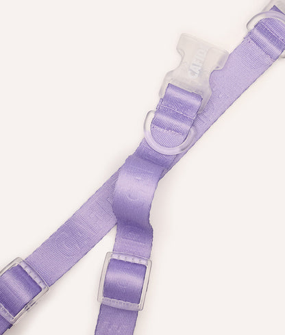 Cafide Collar De Material Reciclado Violeta. Modelo Ona.