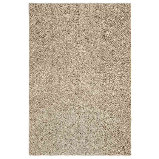 Vidaxl Alfombra Zizur Aspecto Yute Interior/exterior Beige 140x200 Cm_0