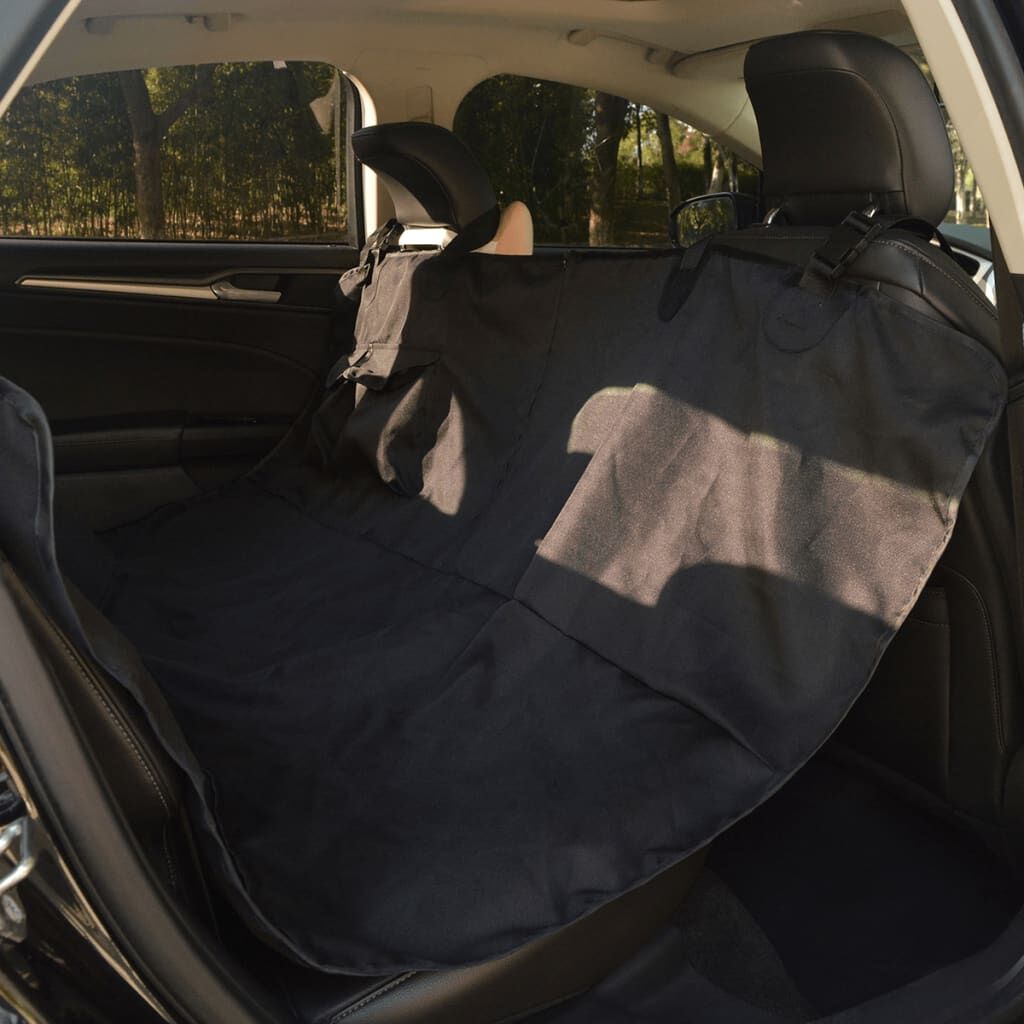 Vidaxl Funda De Asiento De Coche Para Mascotas 148x142 Cm Negra_1