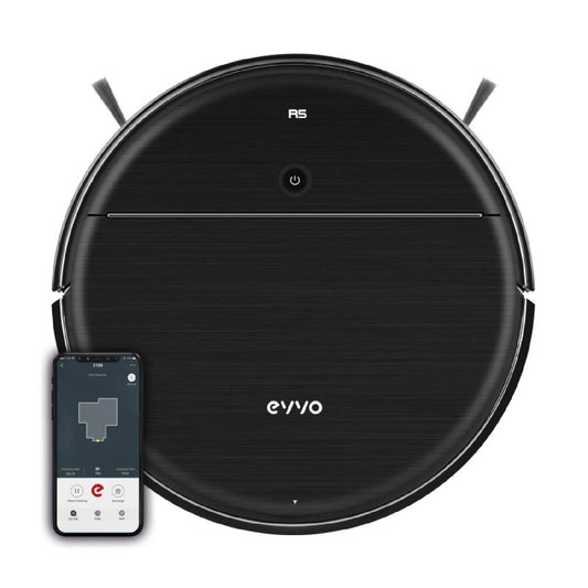 Evvo Robot Aspirador R5-4000pa, Motor Inverter, Sistema De Navegación Gyro, Función Fregado, Triple Filtro Hepa, Anti-colisiones Y Anti-caídas. 250_0