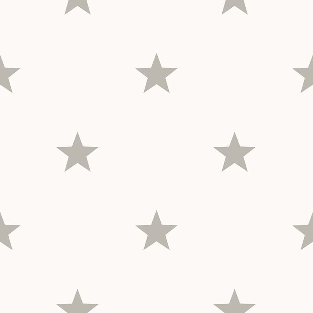 Noordwand Papel Pintado Friends&coffee Little Stars Gris Claro Blanco_0
